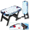 Image de DEVESSPORT Table Air Hockey Sidney Pliable. Design Moderne. Roulettes Rangement Facile. Familial. Dès 8 Ans