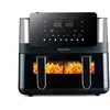 Image de Friteuse sans huile PRIXTON Cook Organics Dual 8 litres Écran tactile 2000 W 12 Programmes Double Compartiment Noir