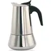 Image de Orbegozo Kfi 660 Machine À Café Manuelle Cafetière À Moka Noir, Acier Inoxydable