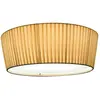 Image de BOVER lampe de plafond PLAFONET 43 (Ruban crème translucide - Fer, laiton, verre, ruban.)