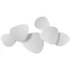 Image de BOVER lampe murale TRIA SET 6 (Blanc Satin - Aluminium)