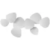 Image de BOVER lampe murale TRIA SET 8 (Blanc Satin - Aluminium)