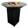 Image de Purline Efp56b Barbecue Et Grill Cheminée Bois De Chauffage Noir