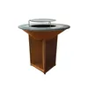 Image de Barbecue brasero avec plaque dacier de 100 cm