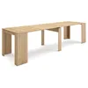 Image de Skraut Home -Table console extensible Console meuble 300 Pour 14 personnes Chêne RF2653