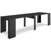 Image de Table console extensible - SKRAUT HOME - RF2657 - 14 personnes - Noir