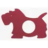 Image de Tapis flottant Leisis en forme de chien rouge
