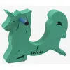 Image de Licorne Leisis avec monture en ÉVA vert