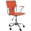 Image de PIQUERAS Y CRESPO Modèle 214 - Chaise de bureau ergonomique avec bras fixes réglable en hauteur et pivotant à 360 degrés