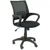 Image de Lot De 1 Chaise De Bureau Generique En Acier Non Pliable Interieur H. 59 Cm Noir