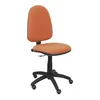 Image de Chaise de bureau ergonomique - BALI - Modèle 04CPBALI363RP - Réglable en hauteur - Roues de parquet - Tissu brun