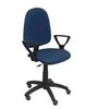 Image de Modèle 04CPBALI200BGOLFRP Chaise de bureau ergonomique avec mécanisme de contact permanent réglable en hauteur et roues de parquet