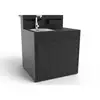Image de Meuble De Cuisine Extérieure Support Évier 90 Cm, Acier, Comptoir, Série Bn