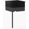 Image de Meuble de cuisine extérieure support angle 60 cm, acier , noir, serie n