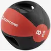 Image de Médecine ball avec grip Bodytone 8 kg noir rouge
