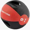 Image de Ballon médicinal avec poignée Bodytone 9 kg rouge noir