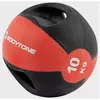 Image de Ballon médicinal avec poignée Bodytone 10 kg rouge noir