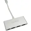 Image de Coolbox Coo-huc3u3pd Hub & Concentrateur Usb 3.2 Gen 1 (3.1 Gen 1) Type-c 5000 Mbit/s Aluminium