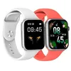 Image de Montre connectée avec cadran carré DCU COLORFUL 2 en blanc et rouge avec écran tactile 191 connectivité GPS WiFi 5 bluetooth
