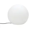 Image de Lampe sphérique dextérieur NEWGARDEN Buly - Blanc - Polyéthylène - Éclairage LED lumière froide