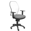 Image de Siège de bureau ergonomique avec mécanisme synchrone accoudoirs réglables et hauteur réglable Dossier en maille respirante blanche
