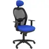 Image de Lot De 1 Chaise De Bureau Generique Non Pliable H. 132 Cm Interieur Bleu