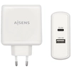 Image de Aisens Asch-2pd45a-w Chargeur D'appareils Mobiles Gps, Manettes De Jeu, Mp3, Mp4, Téléphone Portable, Ordinateur Portab