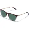Image de Lunettes Hawkers Ollie doré marron avec verres polarisés vert