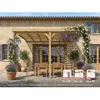 Image de Pergola adossée en bois Montpellier 510 x 420 cm - Maderland