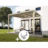 Image de Pergola En Bois Adossée   Modèle Reims   400 X 400 Cm