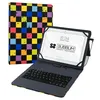 Image de Housse pour Tablette et Clavier Subblim Squares Espagnol Qwerty