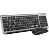 Image de Subblim Subkbc-dcep20 Clavier Souris Incluse Universel Rf Sans Fil + Bluetooth Qwerty Espagnole Noir, Gris