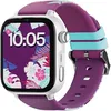 Image de SaveFamily SaveWatch Plus 2 Montre pour Enfant GPS Appels Whatsapp App Store - Argenté et Bracelet en Silicone Maui