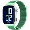 Image de SaveFamily SaveWatch Plus 2 Montre pour Enfant GPS Appels Whatsapp App Store - Cadran Blanc et Bracelet en Tissu Ocean