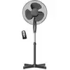 Image de Ventilateur sur pied silencieux, télécommande, minuterie jusqu'à 7,5 heures, briebe, fn122397, 45, noir