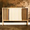 Image de Lit Bébé Pliable Couleur Naturelle Tissi