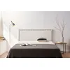 Image de Tête De Lit Tapisée Modena Aqualine 145x55x8 Cm - Beige - Moonia