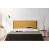 Image de Tête De Lit Tapisée Modena Aqualine 100x55x8 Cm - Moutarde - Moonia