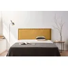Image de Tête De Lit Tapisée Modena Aqualine 145x55x8 Cm - Moutarde - Moonia