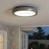 Image de Plafonnier Rond Extérieur Curio IP65 Gris Ø300 mm Gris