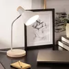 Image de Lampe de Bureau Flex Aluminium et Bois Luxo Blanc