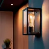 Image de Applique Murale Extérieure Aluminium et Verre Atrium Noir