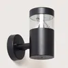 Image de Lampe Murale LED Extérieure 5W Acier Inoxydable Inti Black 3000K Blanc chaud