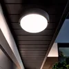 Image de Plafonnier LED Extérieur Rond 15W Black IP65 Ø140 mm 4000K Blanc neutre