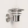 Image de Applique Extérieure Acier Inoxydable Stage avec Capteur PIR Argent