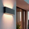 Image de Applique Murale LED 20W Extérieur Aluminium Sélectionnable CCT Sélectionnable Double Face Brooky L Anthracite