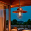 Image de Suspension Extérieure Aluminium Perth Marron foncé