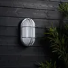 Image de Plafonnier Extérieur Ovale 260x146 mm Acier Galvanisé Fjord Argent