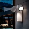 Image de Applique Murale Extérieure LED 12W Aluminium Abel 2 Spots Blanc