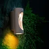 Image de Applique Murale Extérieure LED Dimmable 12W Ciment Large Brinvo Gris Pierre